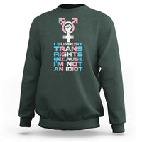 Trans Ally Sweatshirt Transgender Pride Flag Support