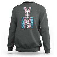 Trans Ally Sweatshirt Transgender Pride Flag Support