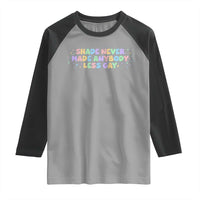 Shade Never Made Anybody Less Gay Raglan Shirt LGBTQ Pride - Wonder Print Shop