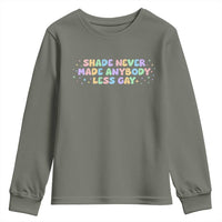 Shade Never Made Anybody Less Gay Youth Sweatshirt LGBTQ Pride - Wonder Print Shop