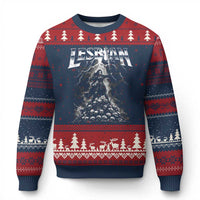 Lesbian Ugly Christmas Sweater Funny Meme Dark Fantasy - Wonder Print Shop
