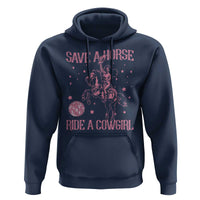 Save A Horse Ride A Cowgirl Hoodie Subtle Lesbian Cowgirl Western LGBTQ Pride Month - Wonder Print Shop