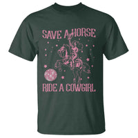 Save A Horse Ride A Cowgirl T Shirt Subtle Lesbian Cowgirl Western LGBTQ Pride Month - Wonder Print Shop