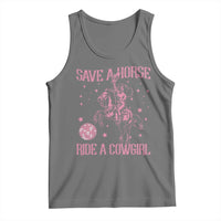 Save A Horse Ride A Cowgirl Tank Top Subtle Lesbian Cowgirl Western LGBTQ Pride Month - Wonder Print Shop