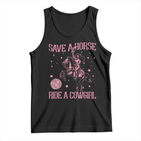 Save A Horse Ride A Cowgirl Tank Top Subtle Lesbian Cowgirl Western LGBTQ Pride Month - Wonder Print Shop
