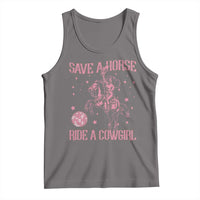 Save A Horse Ride A Cowgirl Tank Top Subtle Lesbian Cowgirl Western LGBTQ Pride Month - Wonder Print Shop