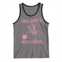 Save A Horse Ride A Cowgirl Tank Top Subtle Lesbian Cowgirl Western LGBTQ Pride Month - Wonder Print Shop