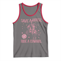 Save A Horse Ride A Cowgirl Tank Top Subtle Lesbian Cowgirl Western LGBTQ Pride Month - Wonder Print Shop