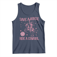 Save A Horse Ride A Cowgirl Tank Top Subtle Lesbian Cowgirl Western LGBTQ Pride Month - Wonder Print Shop