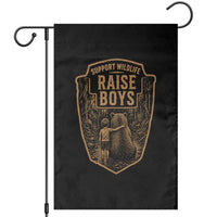 Support Wildlife Raise Boys Garden Flag Funny Mama Bear Outdoor Family Nature Lover Gift