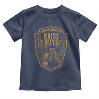 Support Wildlife Raise Boys Toddler T Shirt Funny Mama Bear Outdoor Family Nature Lover Gift