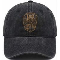 Support Wildlife Raise Boys Washed Cotton Baseball Cap Funny Mama Bear Outdoor Family Nature Lover Gift
