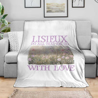 St Therese of Lisieux Throw Blanket Catholic Saint Gift for Girls Orthodox Christian