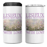 St Therese of Lisieux 4 in 1 Can Cooler Tumbler Catholic Saint Gift for Girls Orthodox Christian