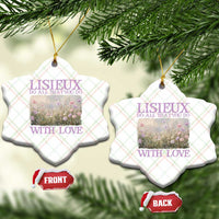 St Therese of Lisieux Ceramic Ornament Catholic Saint Gift for Girls Orthodox Christian