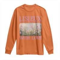 St Therese of Lisieux Long Sleeve Shirt Catholic Saint Gift for Girls Orthodox Christian
