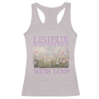 St Therese of Lisieux Racerback Tank Top Catholic Saint Gift for Girls Orthodox Christian