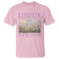 St Therese of Lisieux T Shirt Catholic Saint Gift for Girls Orthodox Christian