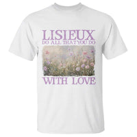 St Therese of Lisieux T Shirt Catholic Saint Gift for Girls Orthodox Christian