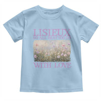 St Therese of Lisieux Toddler T Shirt Catholic Saint Gift for Girls Orthodox Christian