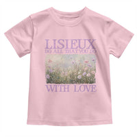 St Therese of Lisieux Toddler T Shirt Catholic Saint Gift for Girls Orthodox Christian