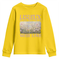 St Therese of Lisieux Youth Sweatshirt Catholic Saint Gift for Girls Orthodox Christian