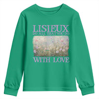 St Therese of Lisieux Youth Sweatshirt Catholic Saint Gift for Girls Orthodox Christian