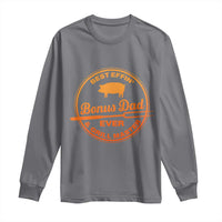 Best Effin Bonus Dad Ever And Grill Master Long Sleeve Shirt Step Dad Fathers Day Gift Cooking Grilling BBQ Chef