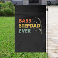 Fishing Bonus Dad Garden Flag Retro Bass Stepdad Ever Fathers Day Fisherman