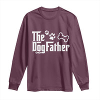 Dog Dad Long Sleeve Shirt The Dogfather Fathers Day Gift For Dog Lovers