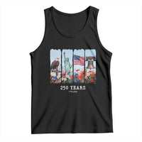 250 Years American 1776 2026 Tank Top 250th 4th July Independence Day Eagle Statue of Liberty Flag