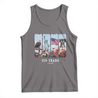 250 Years American 1776 2026 Tank Top 250th 4th July Independence Day Eagle Statue of Liberty Flag