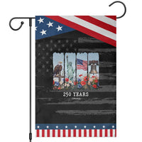 250 Years American 1776 2026 Patriotic Garden Flag 250th 4th July Independence Day Eagle Statue of Liberty Flag