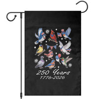 USA 250th Anniversary Bird Garden Flag Patriotic American Birds Independence Day Birdwatchers Birders