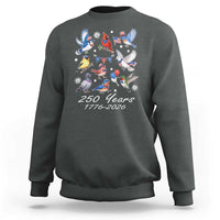 USA 250th Anniversary Bird Sweatshirt Patriotic American Birds Independence Day Birdwatchers Birders