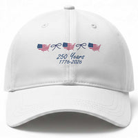 250th Anniversary USA Baseball Cap American Flag Dainty Bow 4th of July