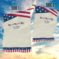 250th Anniversary USA Patriotic Garden Flag American Flag Dainty Bow 4th of July