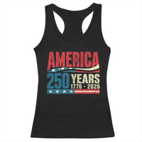 250th Anniversary USA Racerback Tank Top Retro 250 Years American 1776 2026 US Flag