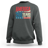 250th Anniversary USA Sweatshirt Retro 250 Years American 1776 2026 US Flag