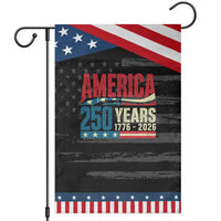 250th Anniversary USA Patriotic Garden Flag Retro 250 Years American 1776 2026 US Flag