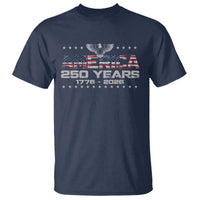 250th Anniversary USA T Shirt Vintage Eagle 250 Years American 1776 2026 US Flag