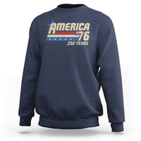 250th Anniversary USA Sweatshirt America Retro 250 Years 1776 2026