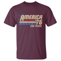 250th Anniversary USA T Shirt America Retro 250 Years 1776 2026