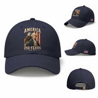 America 250 Years George Washington Baseball Cap Retro Eagle 250th Anniversary USA Flag 1776 2026