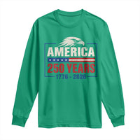250 Anniversary USA Long Sleeve Shirt Retro Eagle 250 Years Of Freedom 1776 2026