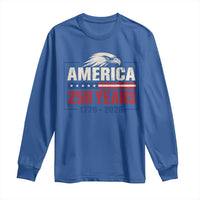 250 Anniversary USA Long Sleeve Shirt Retro Eagle 250 Years Of Freedom 1776 2026