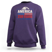 250 Anniversary USA Sweatshirt Retro Eagle 250 Years Of Freedom 1776 2026