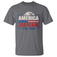 250 Anniversary USA T Shirt Retro Eagle 250 Years Of Freedom 1776 2026