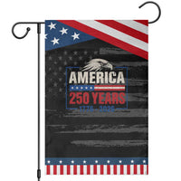 250 Anniversary USA Patriotic Garden Flag Retro Eagle 250 Years Of Freedom 1776 2026