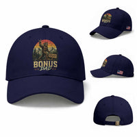 Bigfoot Bonus Dad Baseball Cap Retro Stepdad Fathers Day Gifts